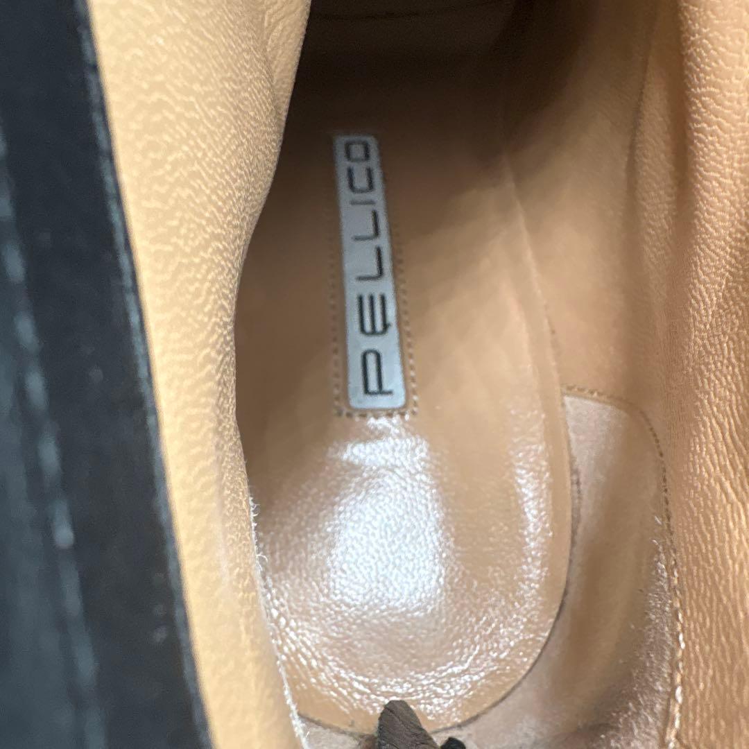 ✨美品✨ペリーコ TAXI バックジップ ショートブーツ【37】24cm 黒