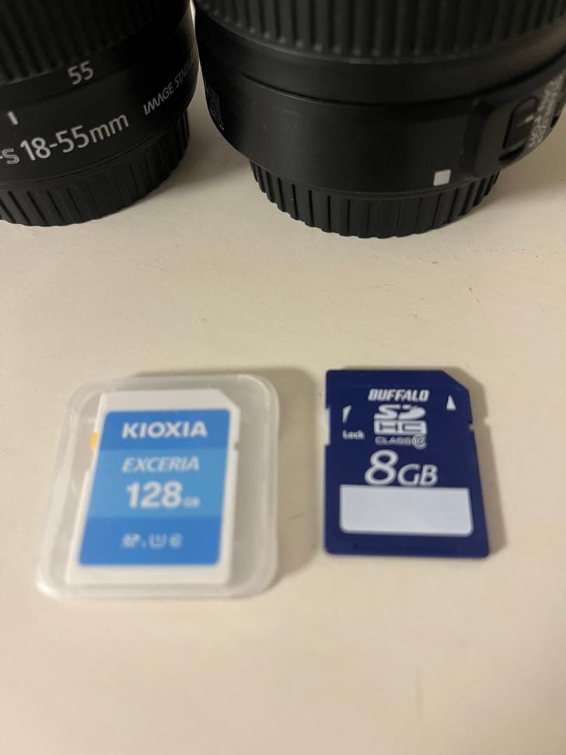 Canon EF-S 18-55mm, EF-S 55-250mm ＋SDカード