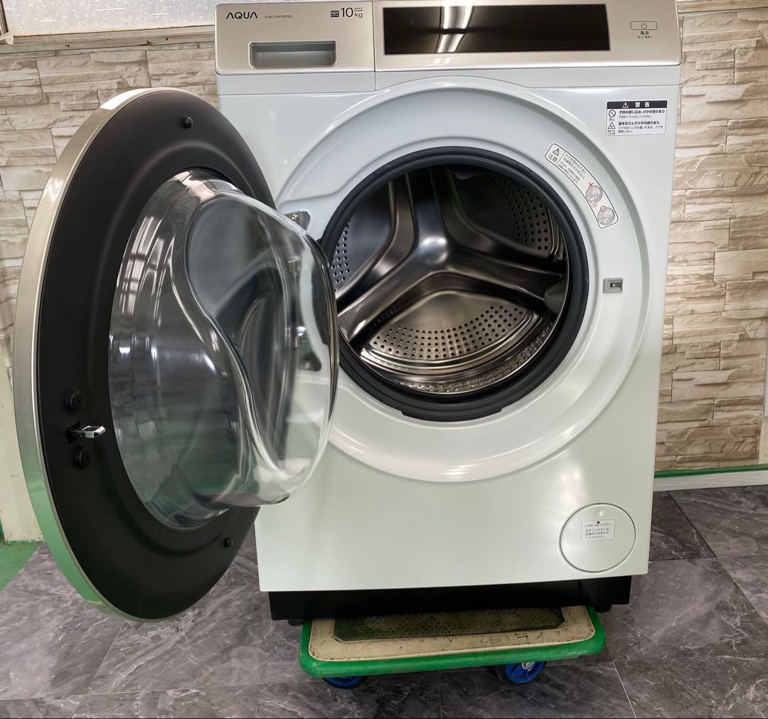 【美品】アクア　ドラム式洗濯乾燥機　AQW-DM10R 2025年製