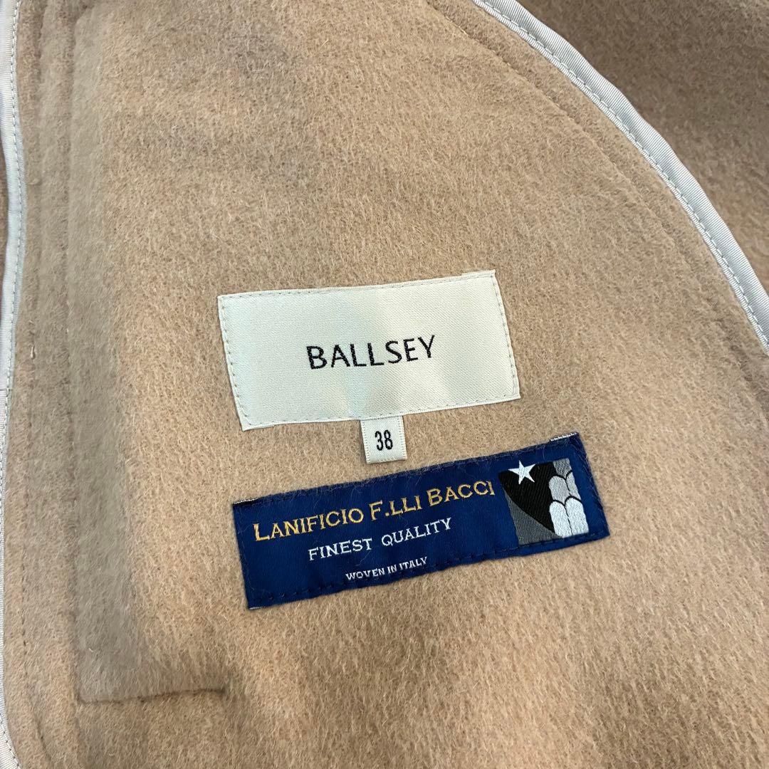 【美品】Ballsey アンゴラウールフーディポンチョ TOMORROWLAND