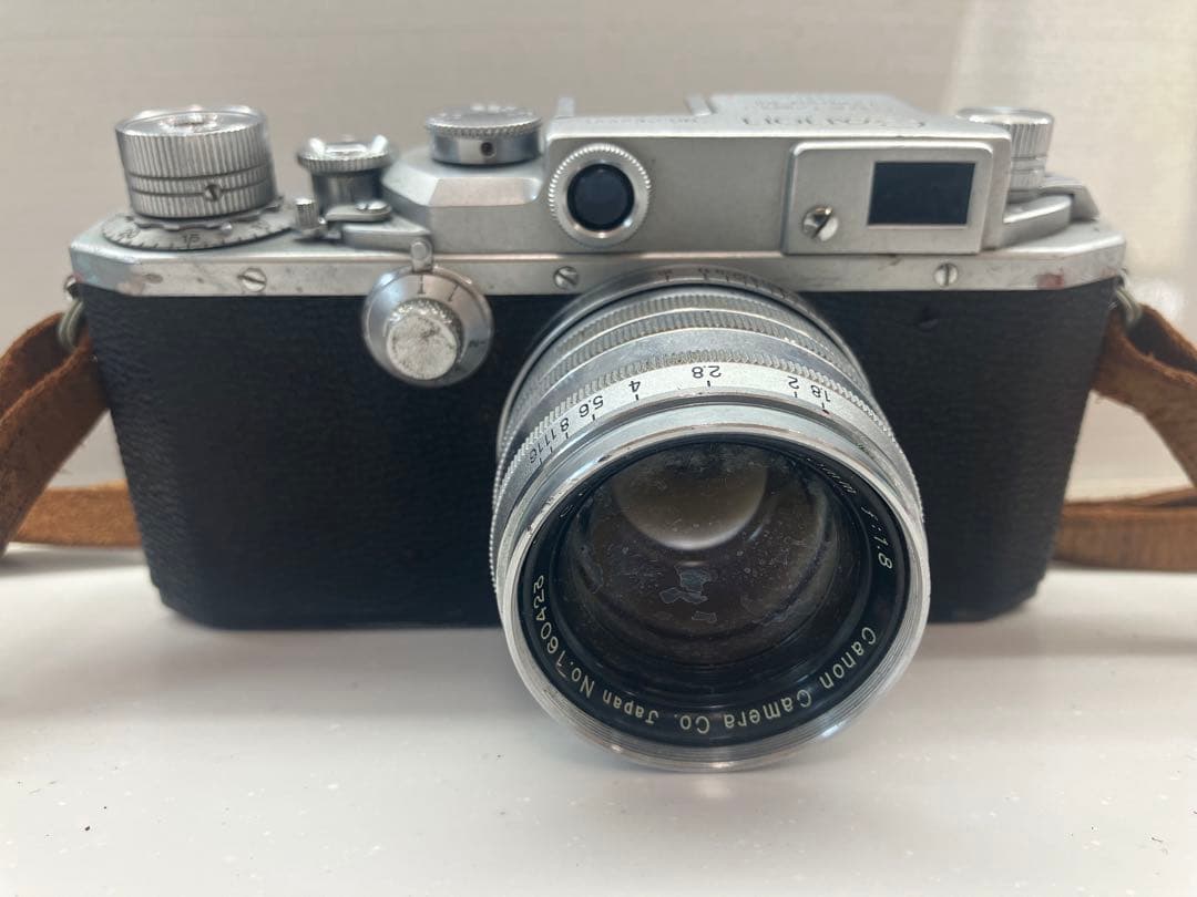 ジャンク　Canon NO.215858 f:1.8 50mmヴィンテージレトロ