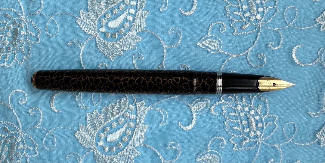 パイロット　国光会　蒔絵　黒蜻蛉14金　ヴィンテージ