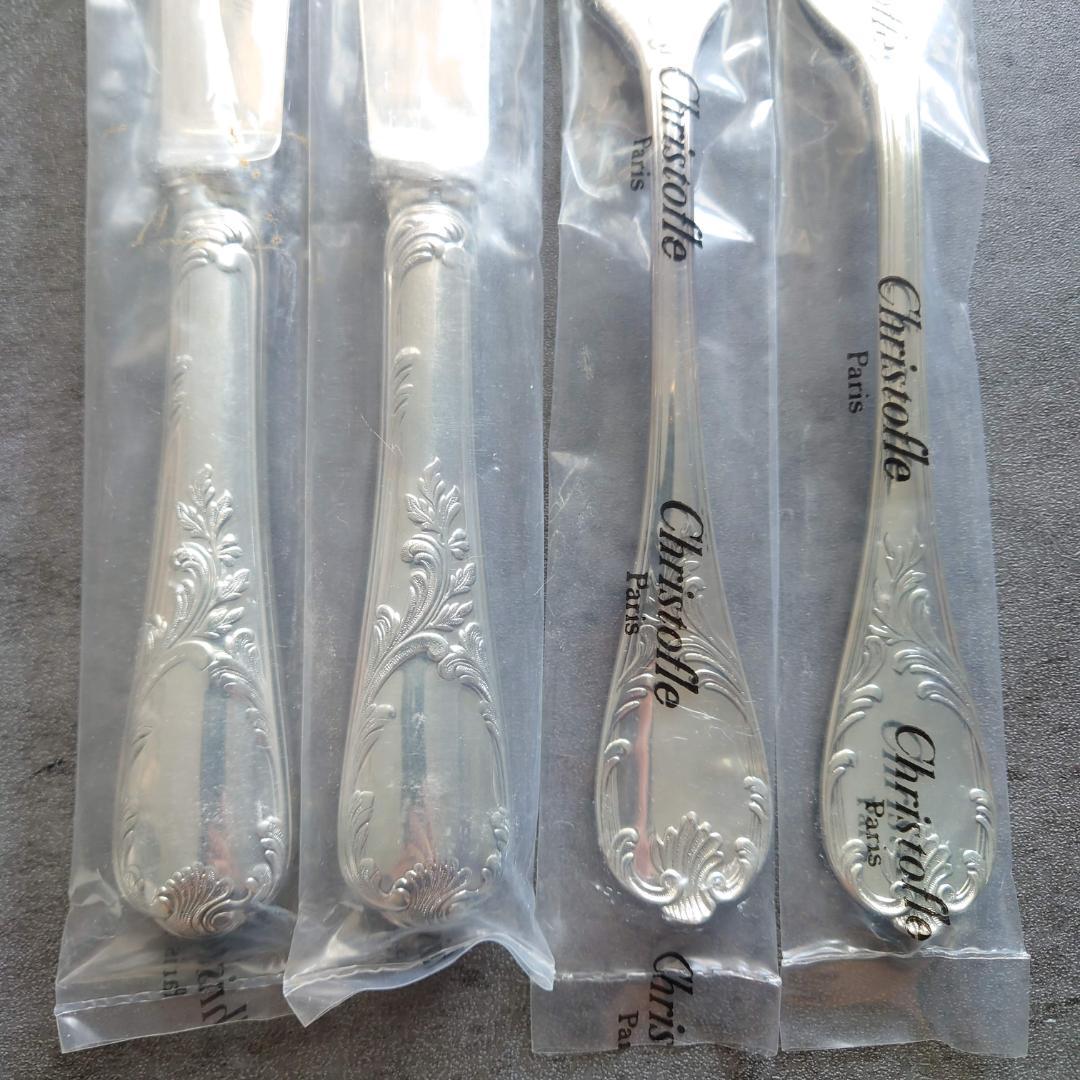 クリストフル マルリー テーブルナイフ テーブルフォーク 未開封 4点