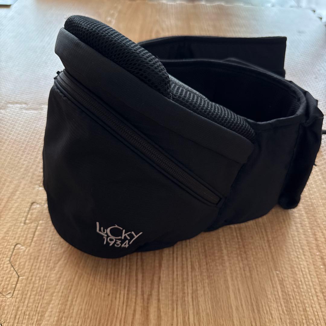 ポルバン アドバンス ヒップシート　ブラック　別売り専用シングルショルダーつき