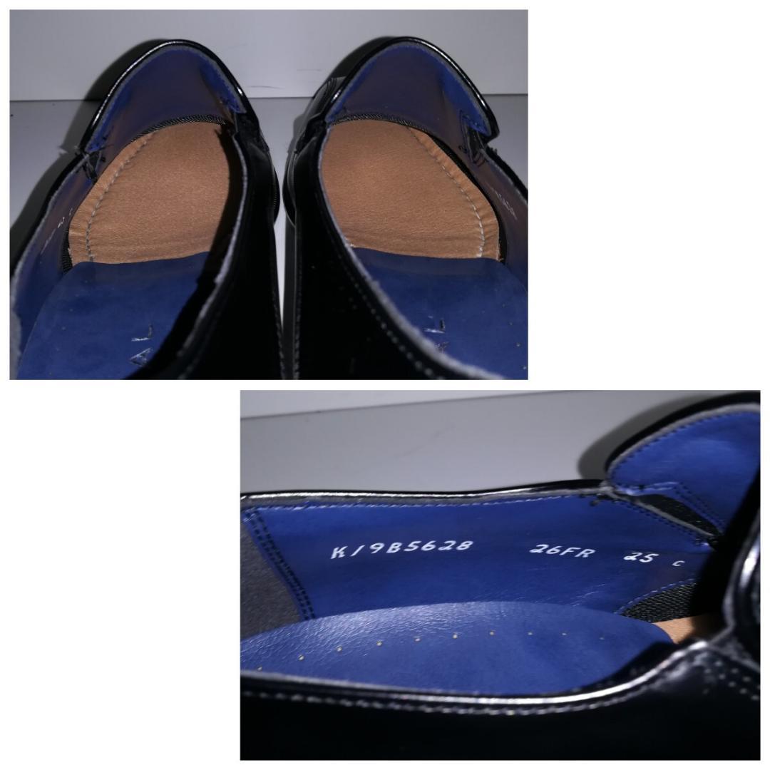 d0348 新品同様・試着程度 リーガル ローファー 25 ブラック シューズ