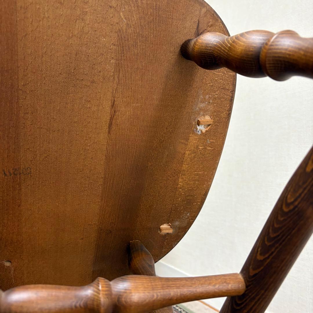 【送料込み】アンティーク家具/木製ロッキングチェア