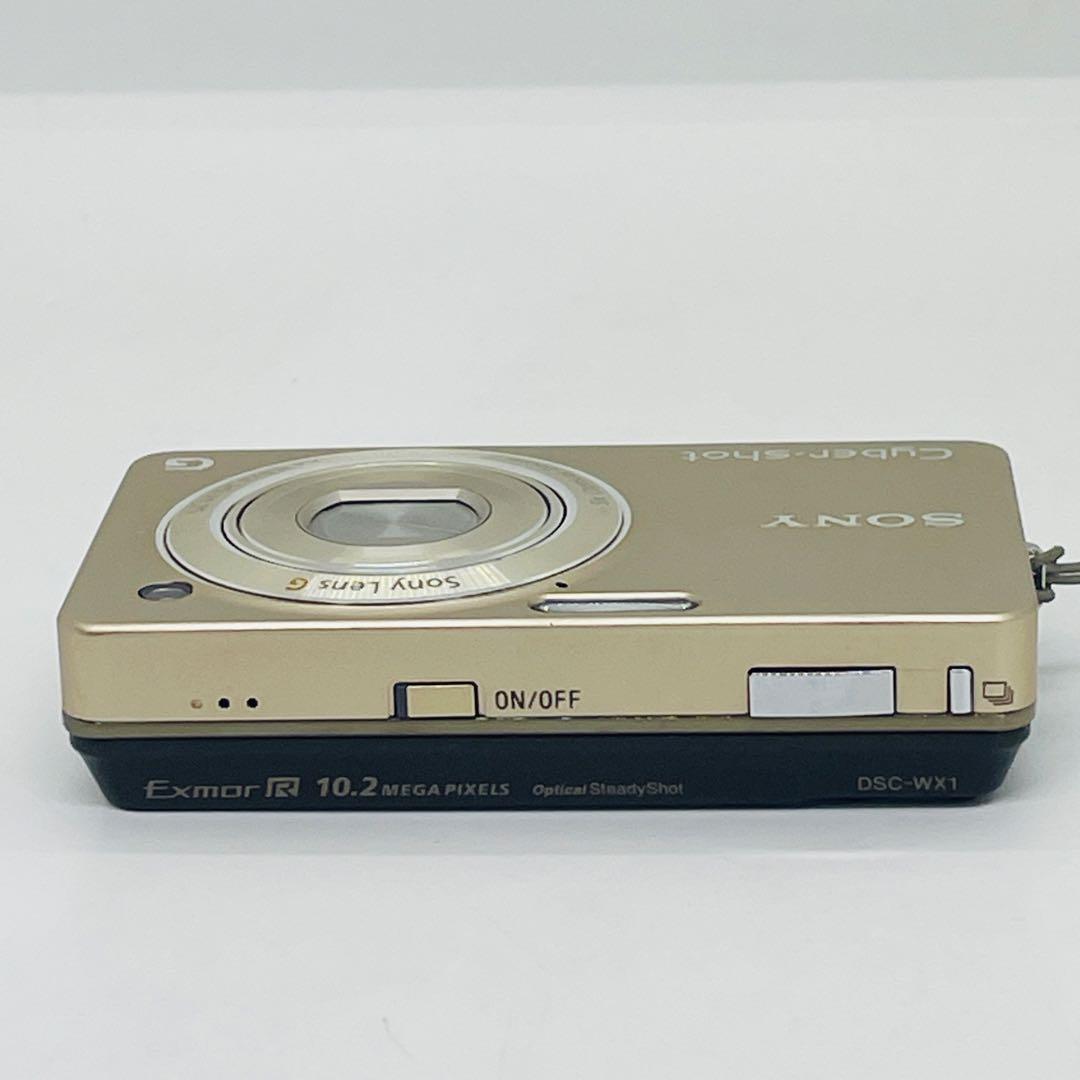 SONY ソニー　コンパクトデジタルカメラ　DSC-WX1 ゴールド