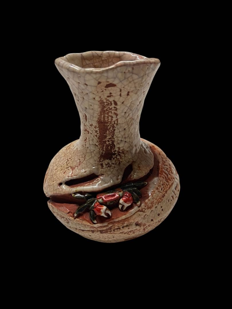 【希少品】 楽山焼きの湯呑　徳利セット