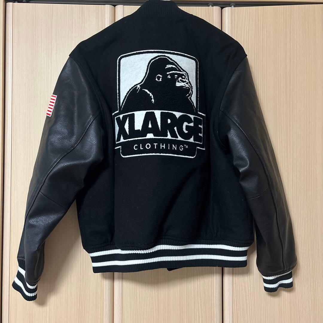 XLARGE スタジャン ゴリラロゴ刺繍