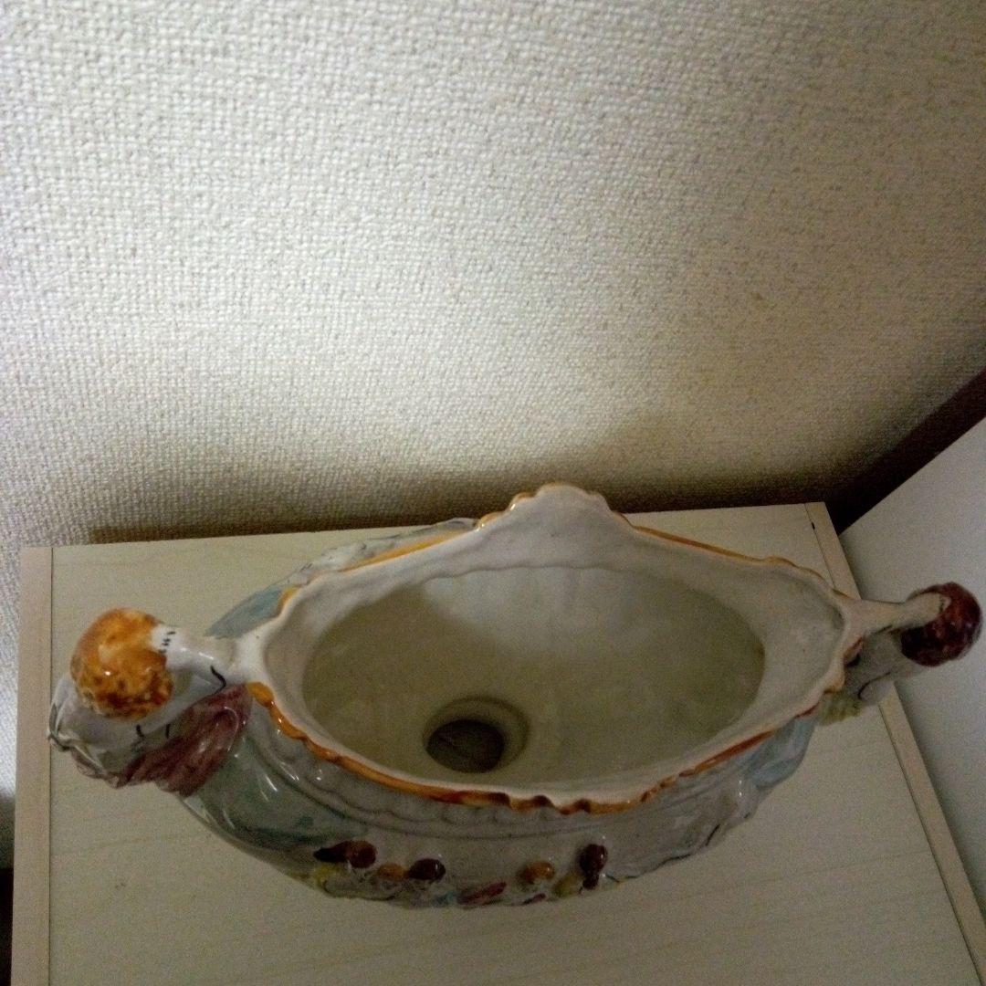 CAPODIMONTEカポディモンテ　イタリア陶器　ヴィンテージ　花瓶