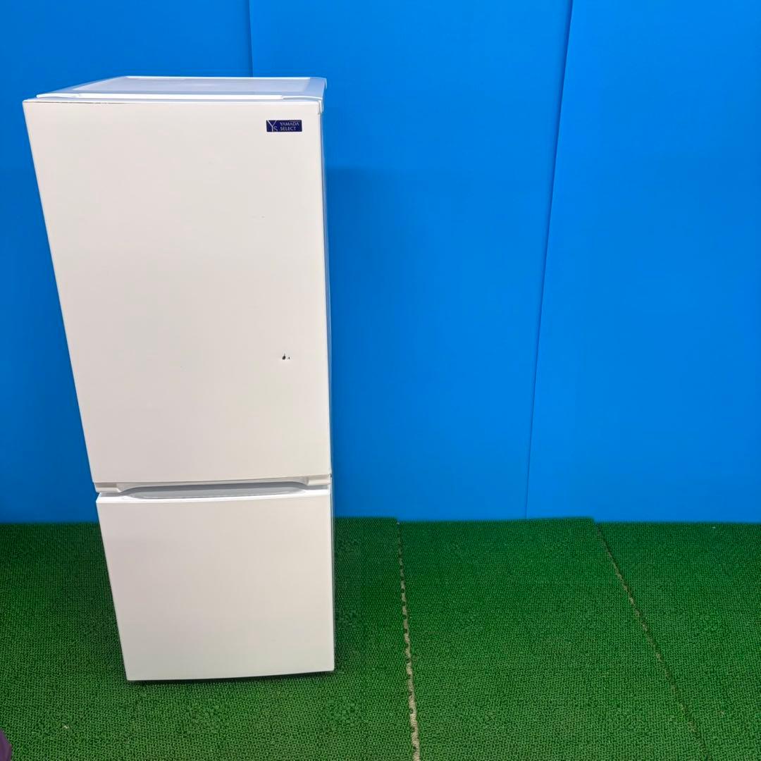 629 1人暮らし用　冷蔵庫　大容量　100L強　小型　右開き　2ドア　ホワイト