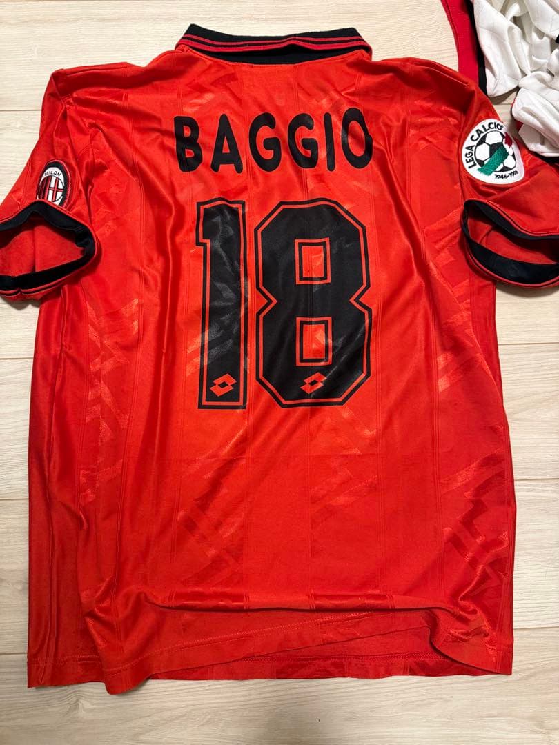 レア！ミラン　96-97 ミラン 4th バッジョ選手　ユニフォーム