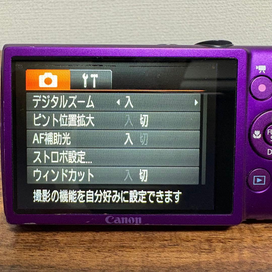 【動作品】Canon IXY 600F コンデジ パープル 作例あり