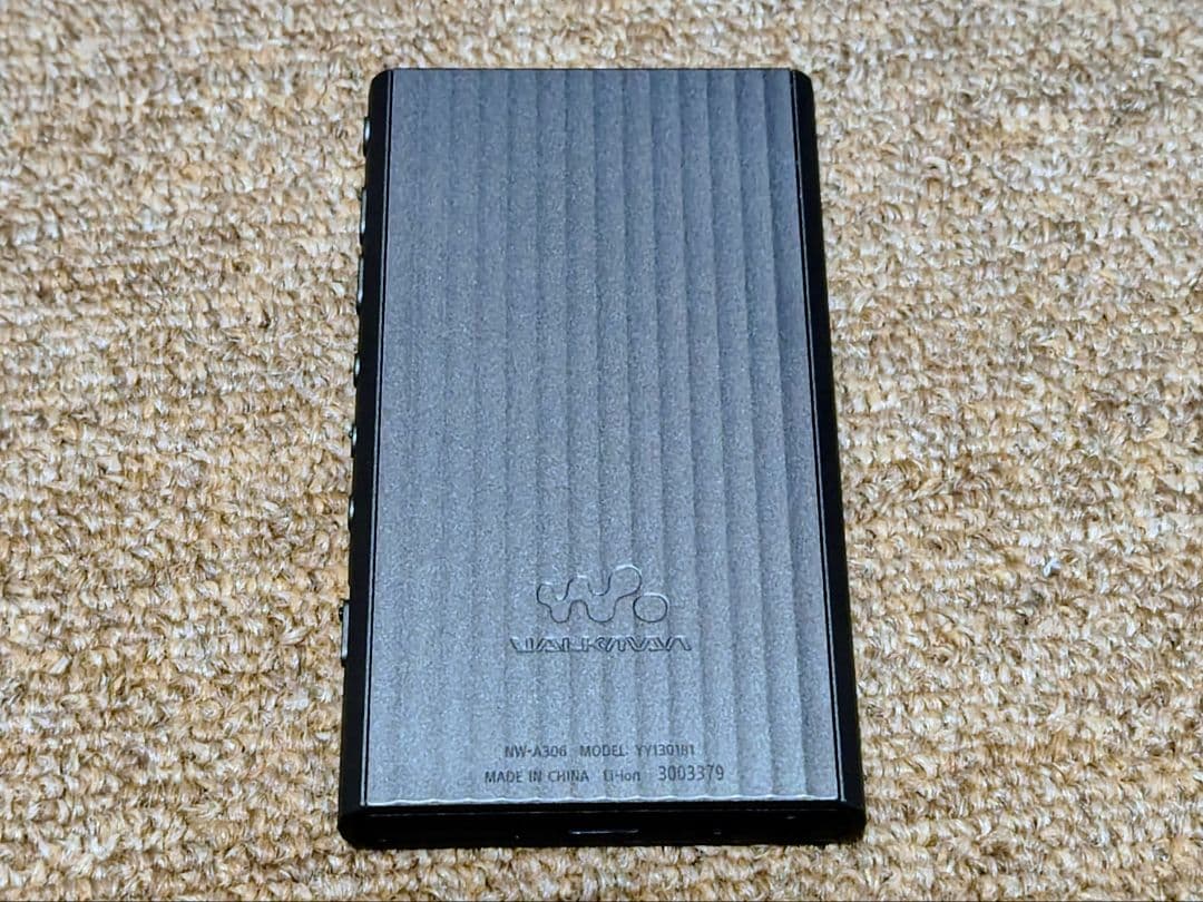 SONY NW-A306 32GB グレー　 ガラスフィルム　ケース付き