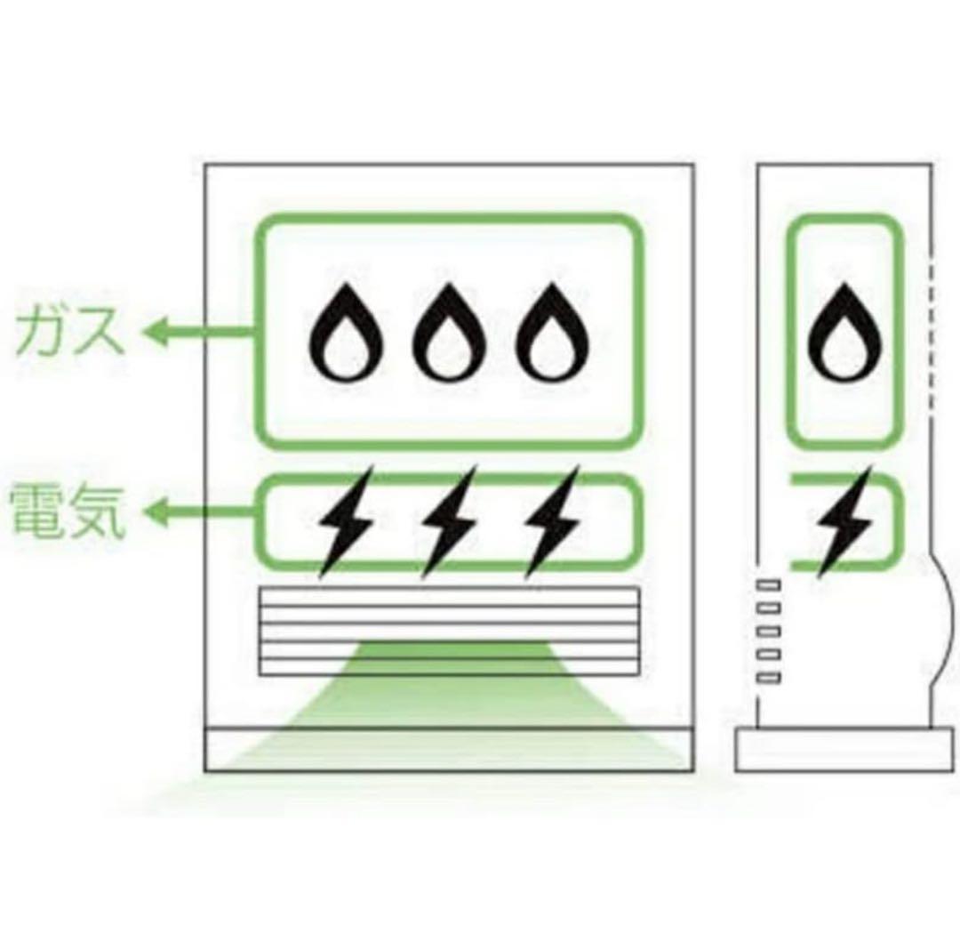 値下【美品】リンナイ 電気+ガスファンヒーター　LPガス　RCDH-T3501E