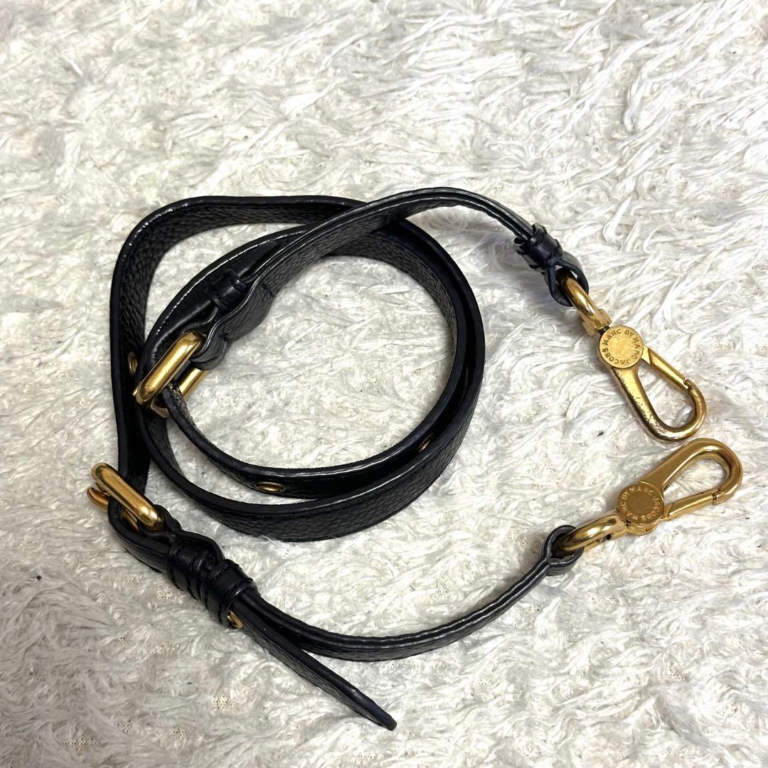 マークバイマークジェイコブス 2way ハンドバッグ レザー ブラック y2k