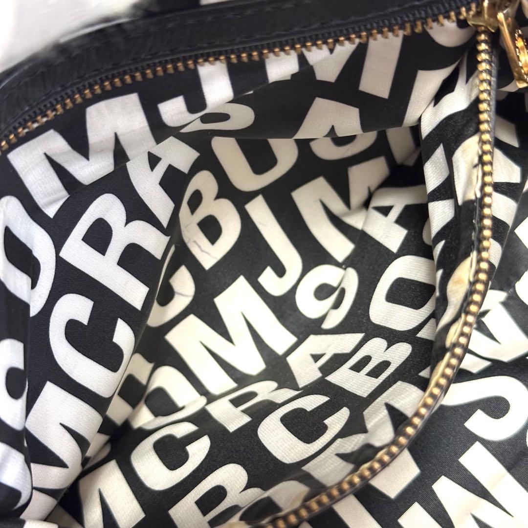 マークバイマークジェイコブス 2way ハンドバッグ レザー ブラック y2k