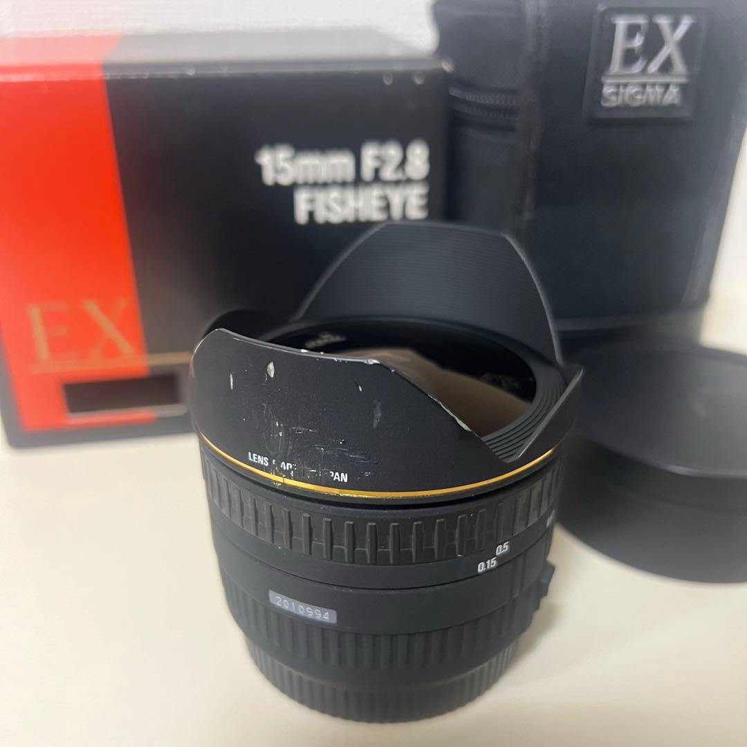 SIGMA 15mm F2.8 EX Fisheye CANON AF EF魚眼