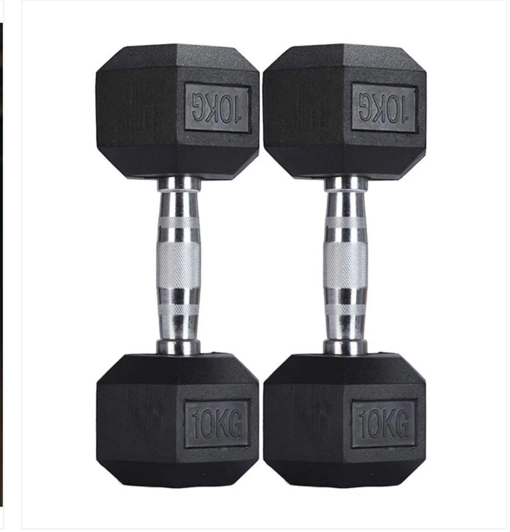 新品商品 10kg ダンベル 2個セット プロ使用 鉄アレイ
