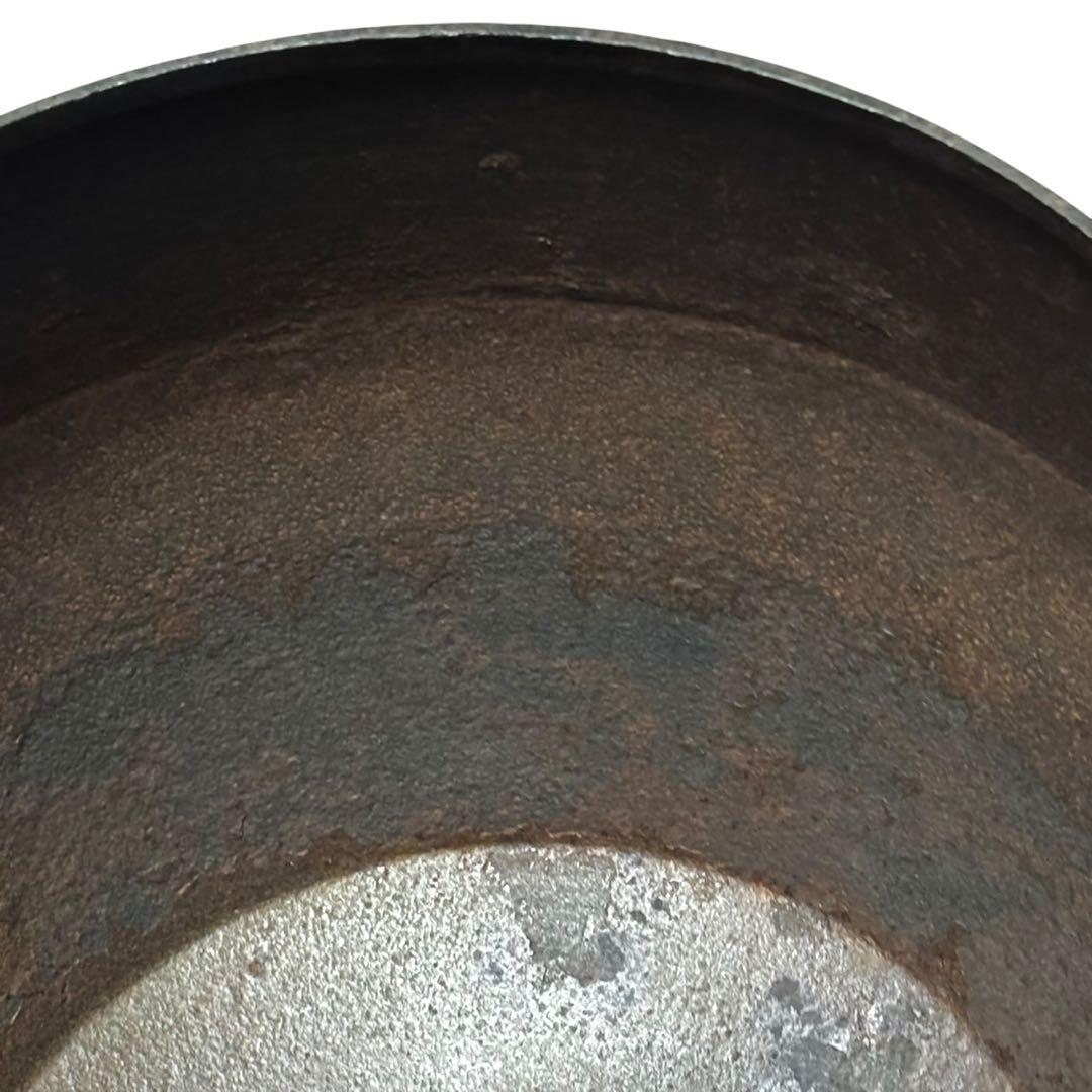 鉄製　羽釜　直径30㎝（ツバ40㎝）高さ25㎝