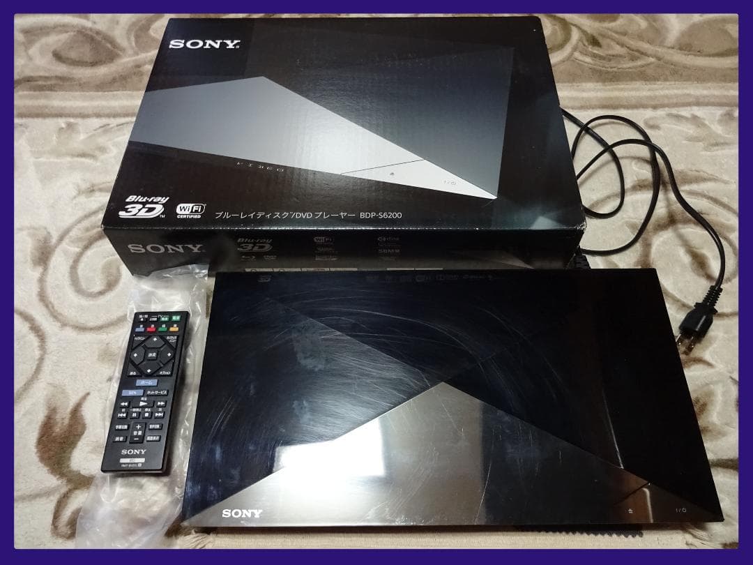 SONY ソニー ブルーレイプレーヤー BDP-S6200 外箱あり・完動品