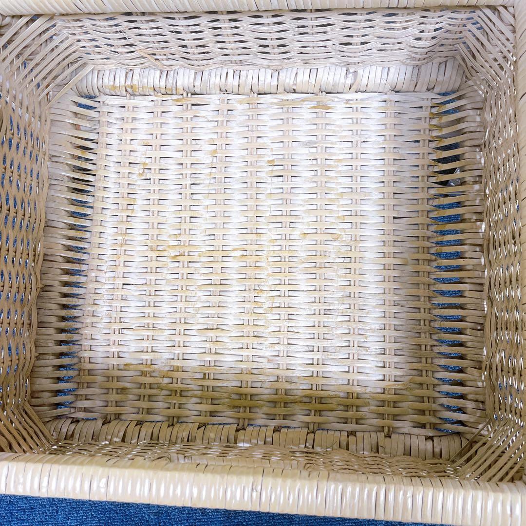 【送料込】KOIZUMI ラタン家具 籐 4段チェスト キャスター付 収納タンス