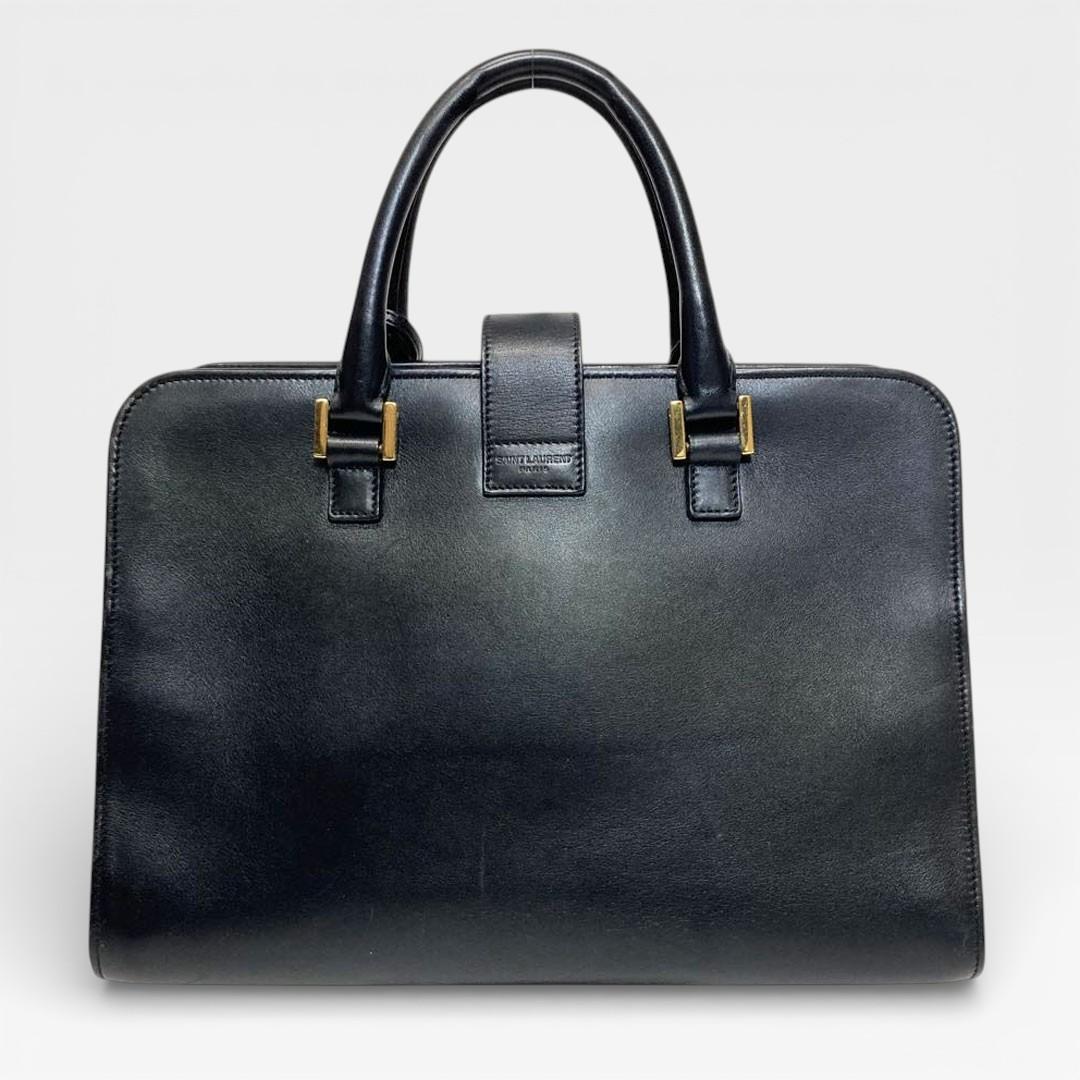 SAINT LAURENT サンローラン ベイビーカバス ブラック ハンドバッグ