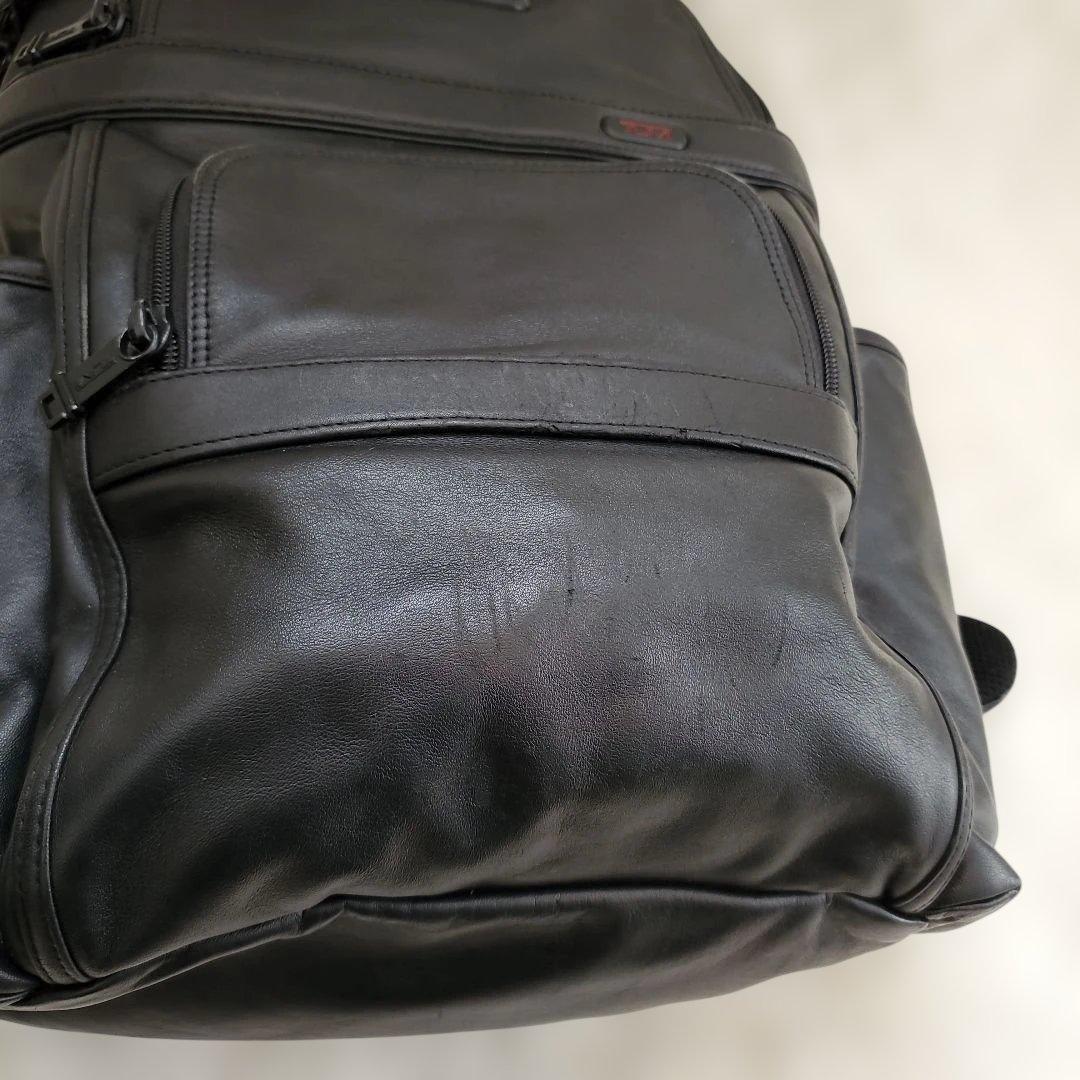 ⭐良品⭐TUMI ブラック オールレザー ビジネスバッグ バックパック