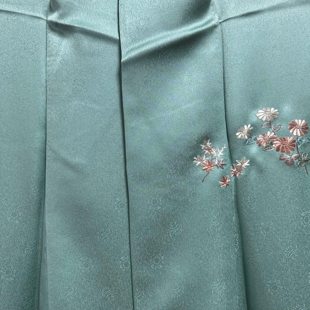 付け下げ訪問着　刺繍　美品　綸子　身丈156 ロ-6