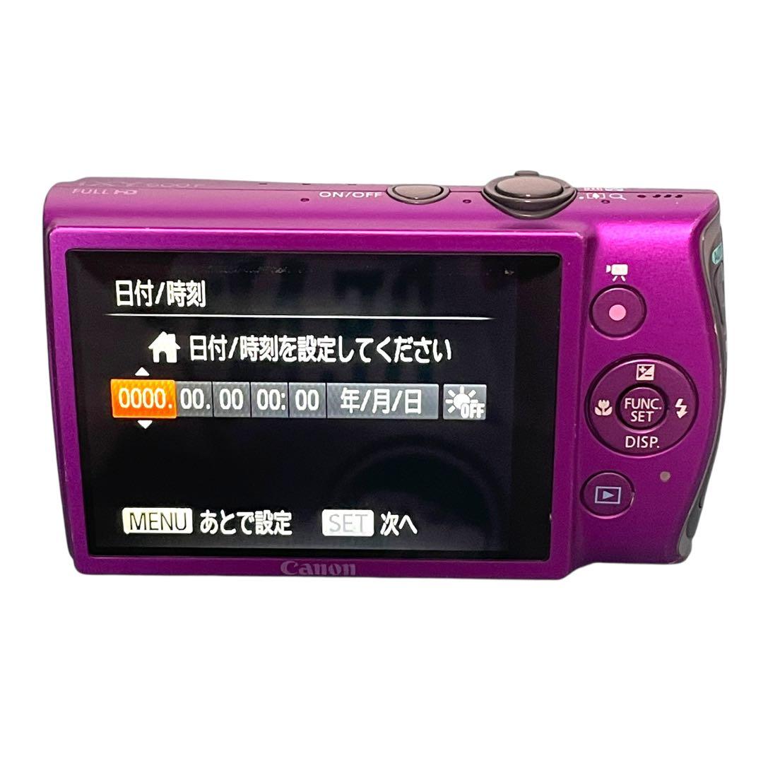 Canon IXY 600F パープル 付属品多数 オールドコンデジ