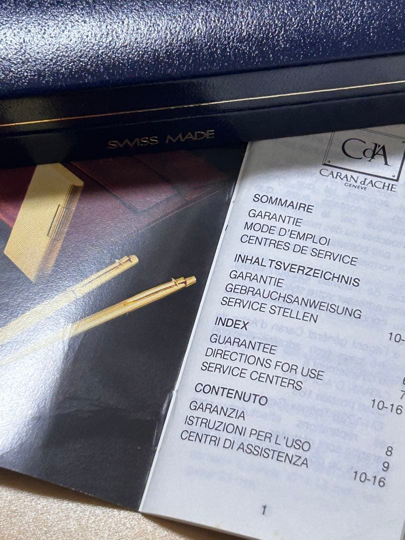 当時物　caran d'ache ボールペン