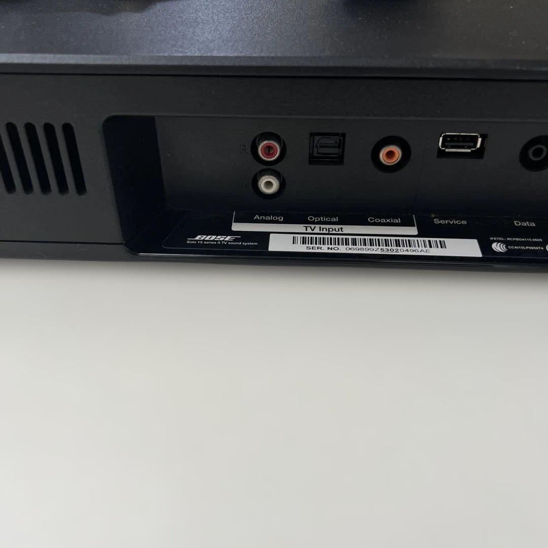 BOSE SOLO 15 series II TV サウンドシステム