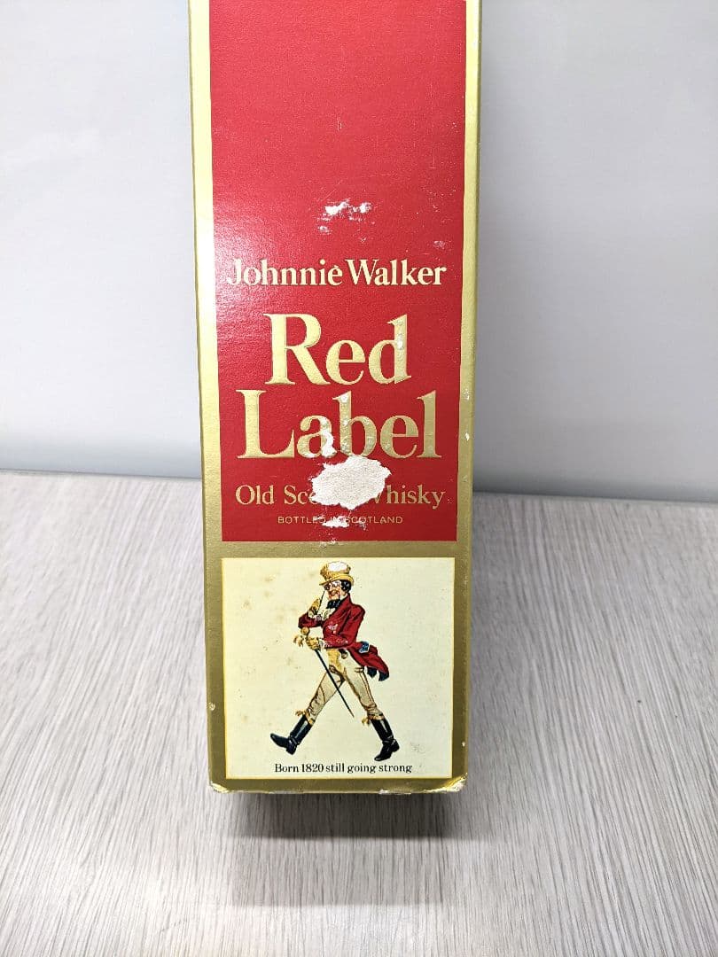 ジョニーウォーカー　赤ラベル　760ml43%　特級　従価税率適用　未開栓箱有り
