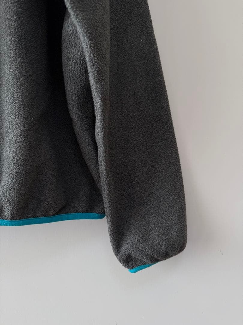 patagonia スナップT シンチラ フリースジャケット グレー ミント M