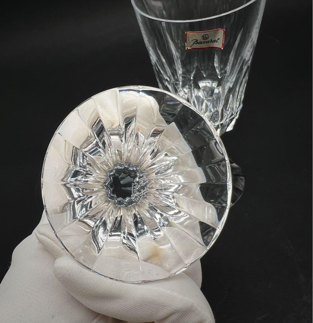 希少品 バカラ Baccarat ワイングラス ペア クリスタルガラス 箱付