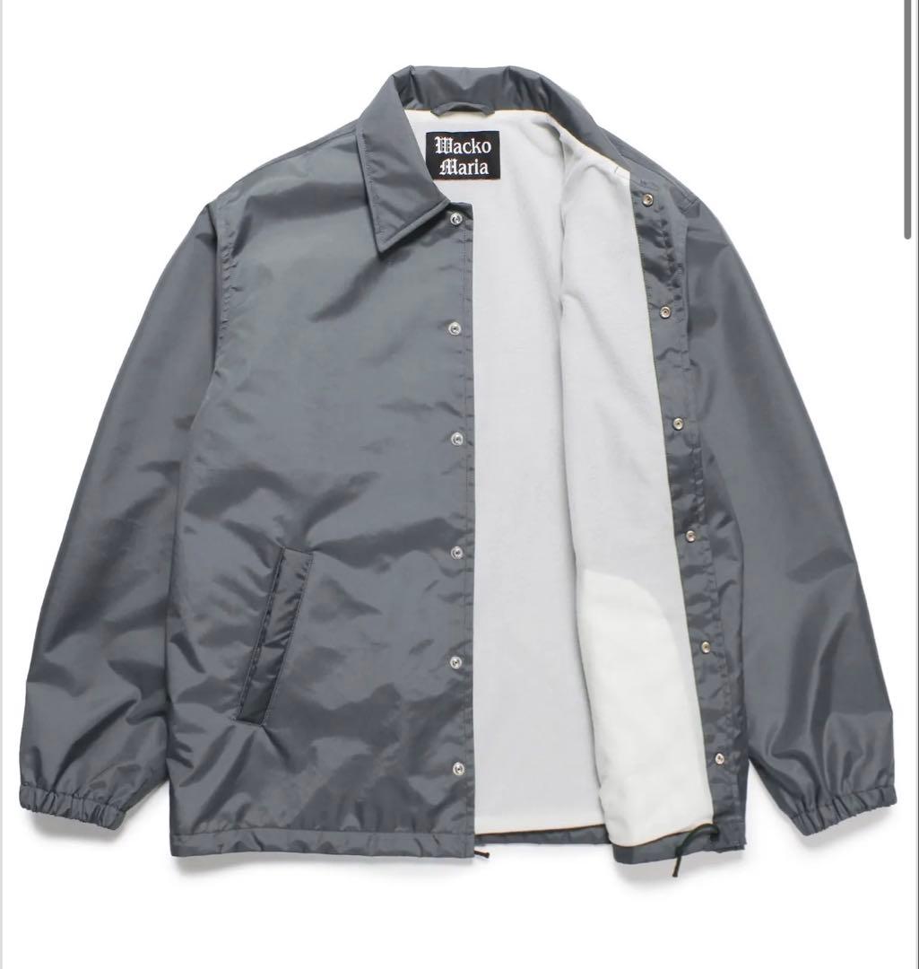 【週末セール】ワコマリア コーチジャケット　グレー　サイズL