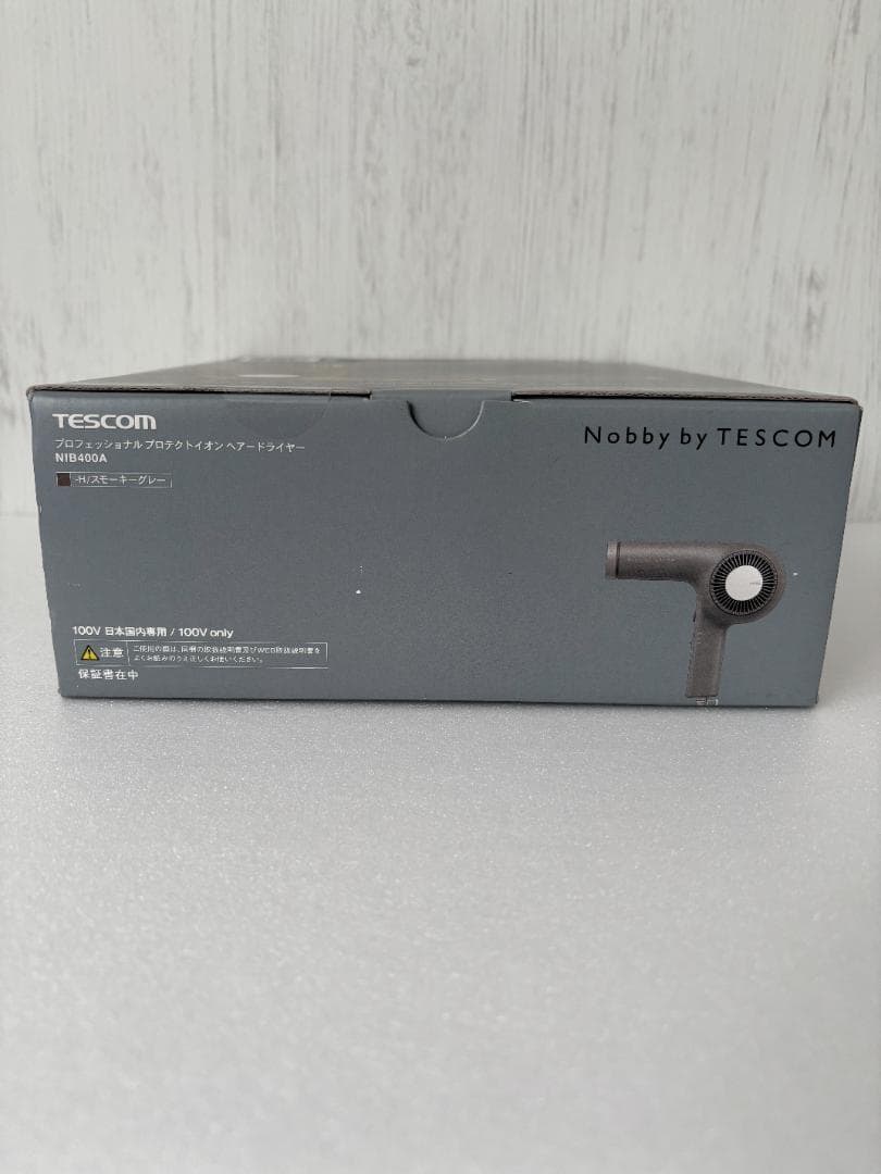新品未使用】Nobby by TESCOM NIB400A-H スモーキーグレー