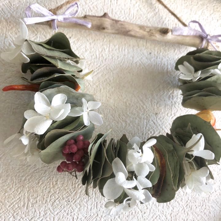 ポポラスユーカリガーランドアレンジ