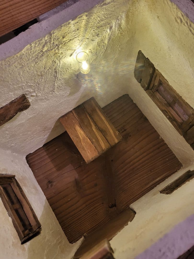 ミニチュアハウス ドールハウス　アンティーク風　　間接照明