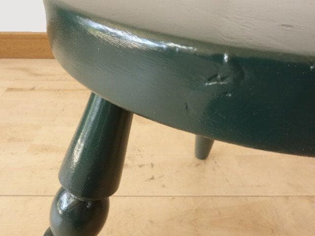 飛騨産業　ミルクスツール　再塗装済　USED