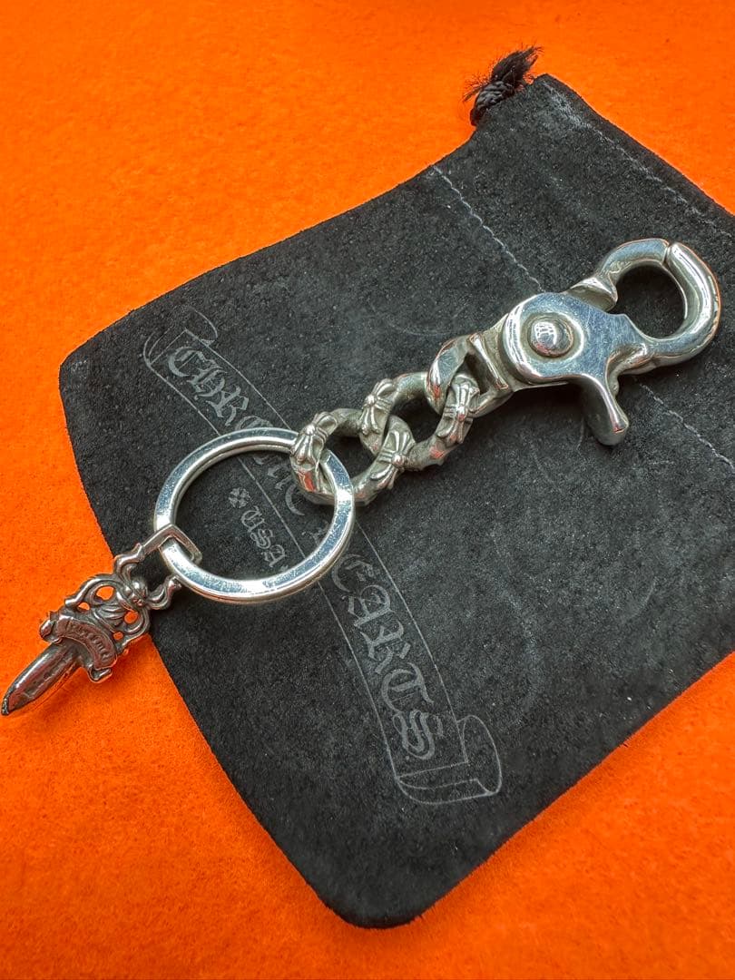 本物!!美品‼︎クロムハーツ　キーチェーン　ショート財布　ウォレット