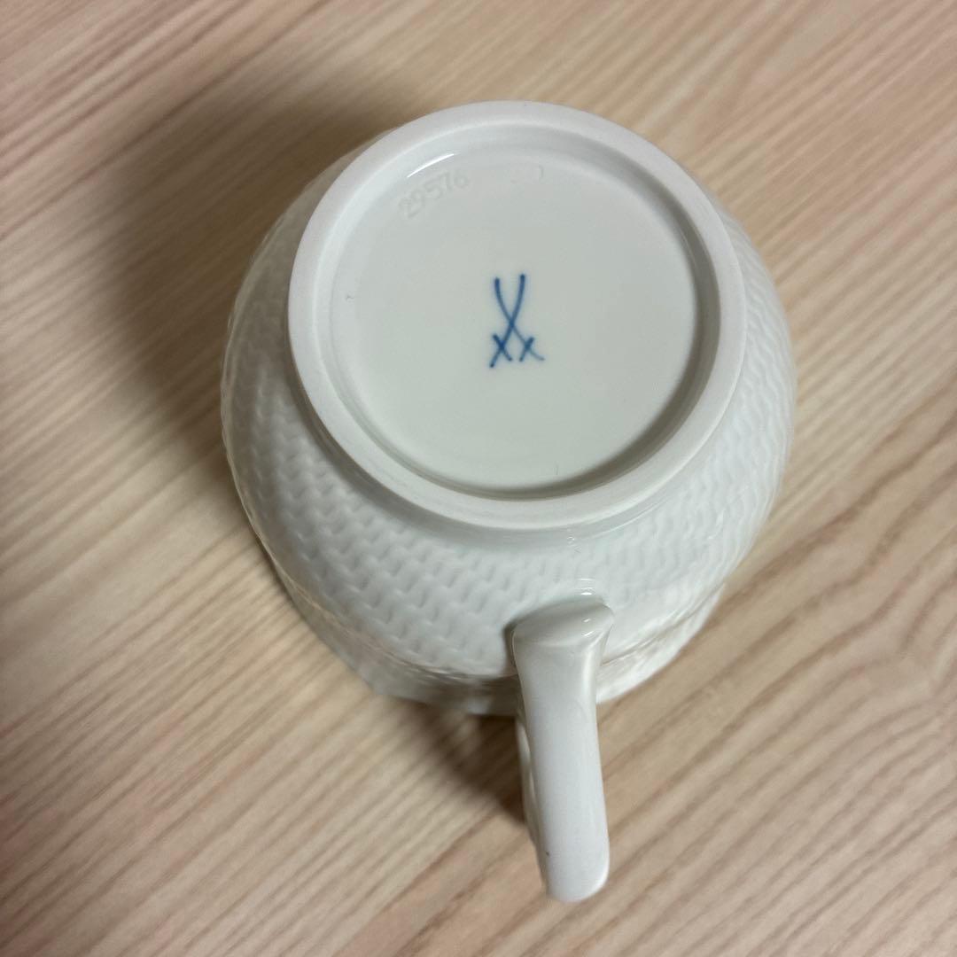 【未使用】マイセン　波の戯れ　マグカップ、プレート各種