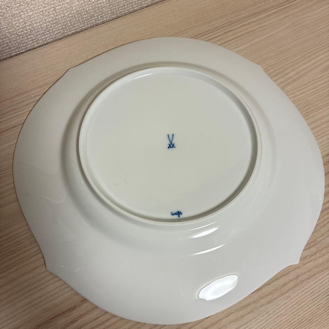 【未使用】マイセン　波の戯れ　マグカップ、プレート各種