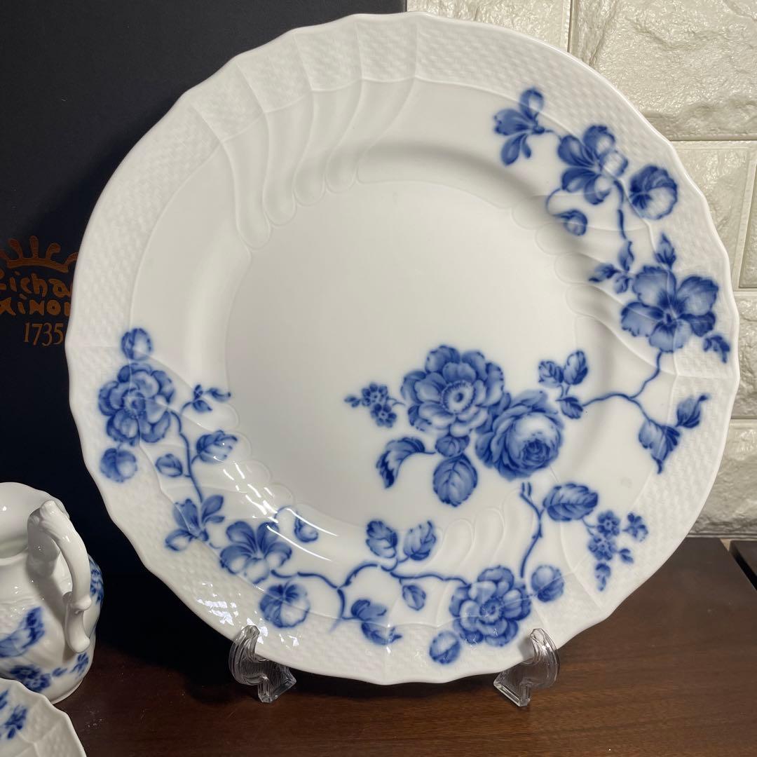 お値下げ中！リチャードジノリ　ベッキオ　ローズブルー　6点セット