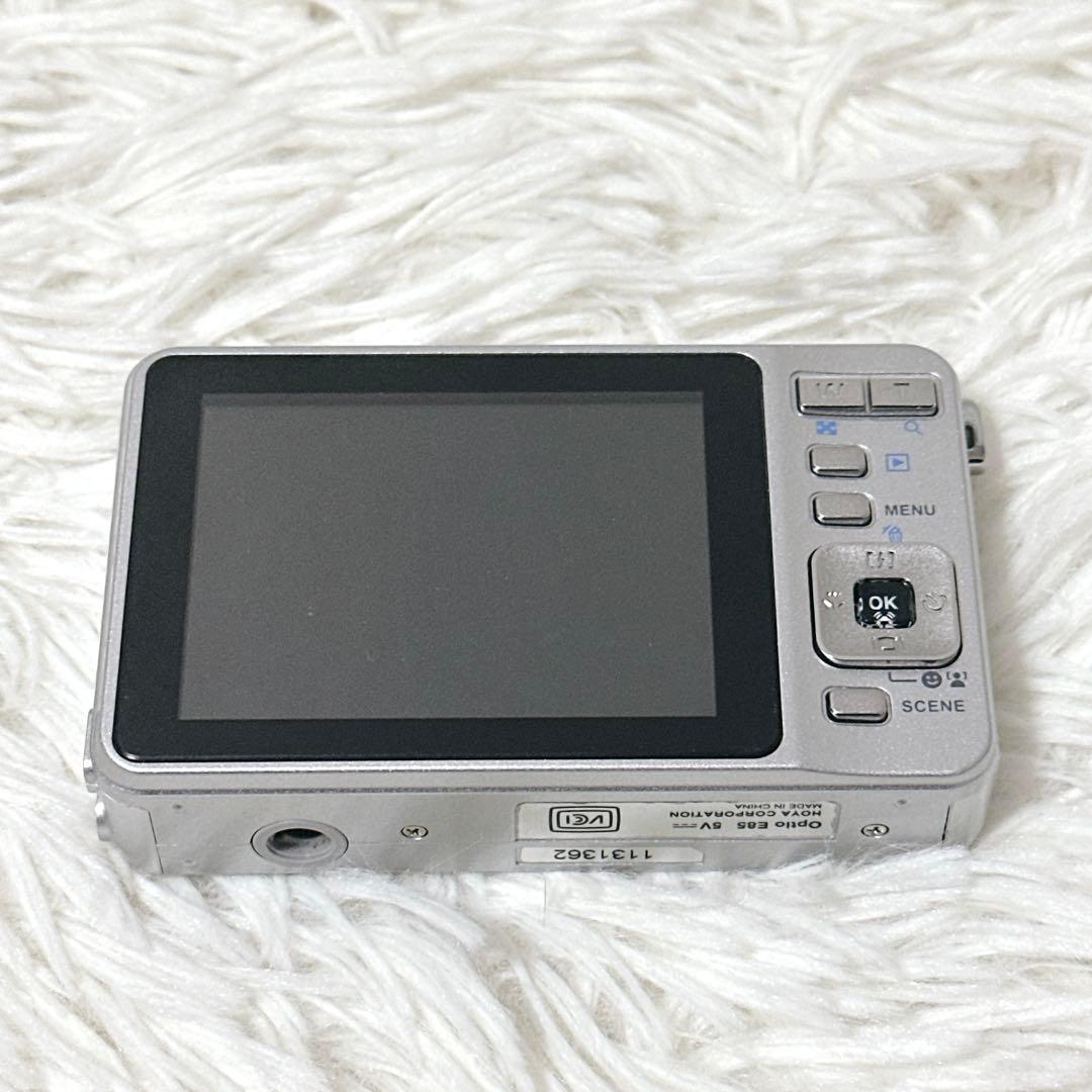 【極美品】PENTAX Optio E85 デジカメ シルバー 箱付き カメラ