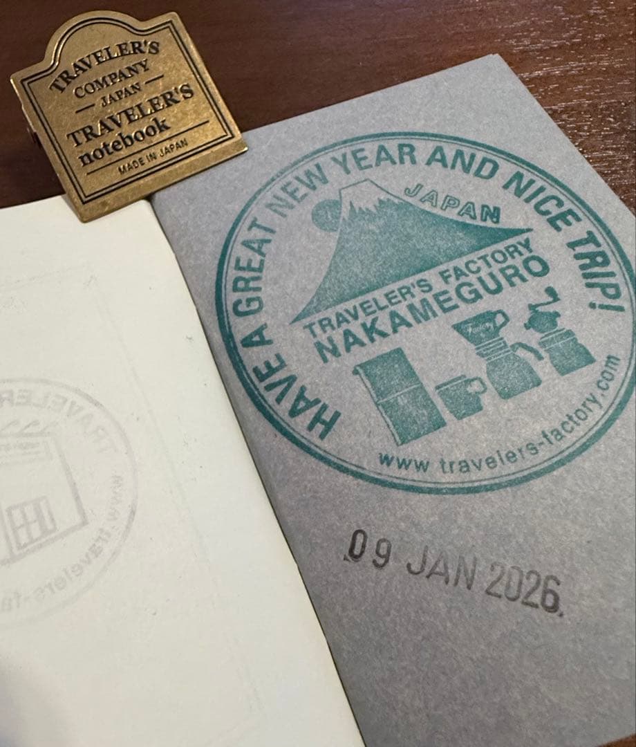 トラベラーズファクトリー新春くじ リフィル パスポートサイズ