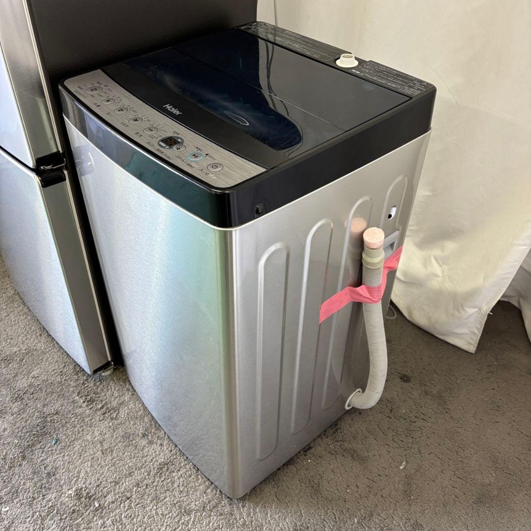 74　人気商品　冷蔵庫　洗濯機　Haier　一人暮し　家電セット　綺麗　設置無料