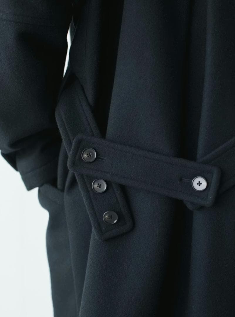 北欧暮らしの道具店バックベルトのウールコート / foufouコラボ