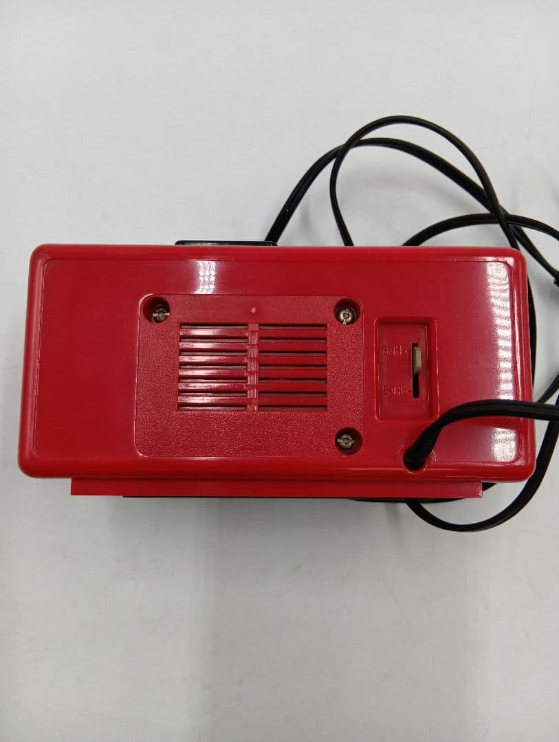 昭和レトロ【メンテ済み・動作正常】SEIKOパタパタ時計 DP690T 黒 赤