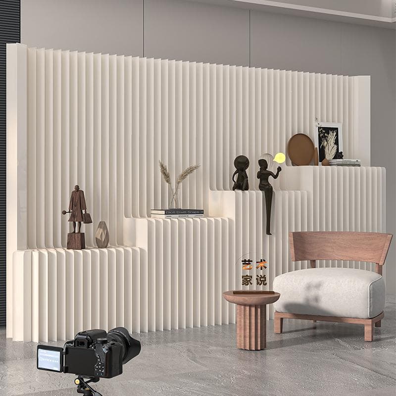 折りたたみパーテーション 間仕切り 3段式高さ2ｍ長さ3ｍ 持ち運び可能 目隠し